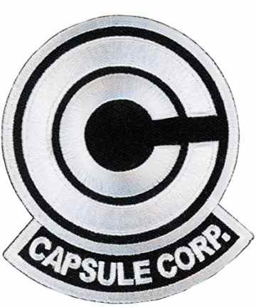 White Dragon Ball Z Capsule Corp. Aufnäher Patch -