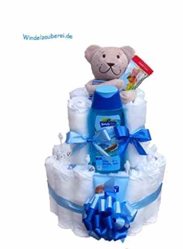 Windeltorte Junge | Das perfekte Geschenk zur Geburt & Taufe -