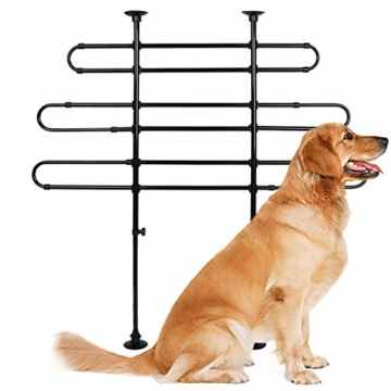 WOLTU HT2032 Hundegitter Universal Auto Hundeschutzgitter Tier Trenngitter verstellbar Gepäckgitter -