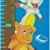 Woodyland 90097 – Kinder Messlatte, Dschungel, aus Holz -
