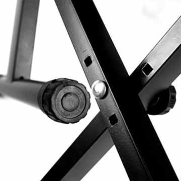X-Fram Stuhl für Klavier,Gitarre einstellbar Stuhl Bequemlichkeit zu verwenden -
