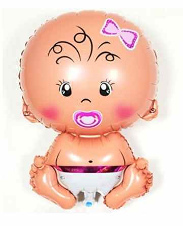 XL Großer Baby Boy Girl Folienballon für Baby Dusche Taufe Neugeborene Geburtstag Party Luftballons -